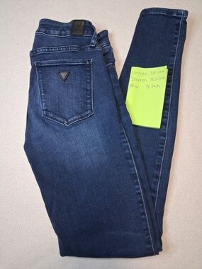 Guess Women's Dark Indigo Skinny Jeans